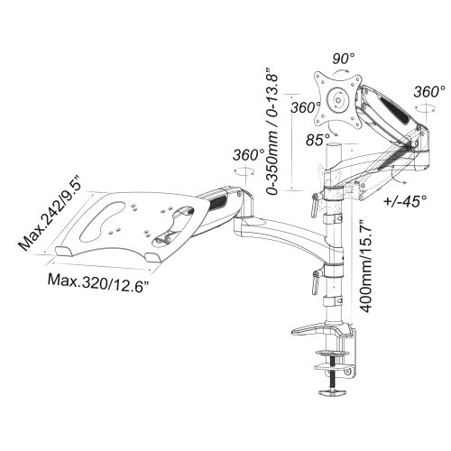 ��������� ��� ��������/�������� Cactus CS-VM-LH08-BK ������ 13