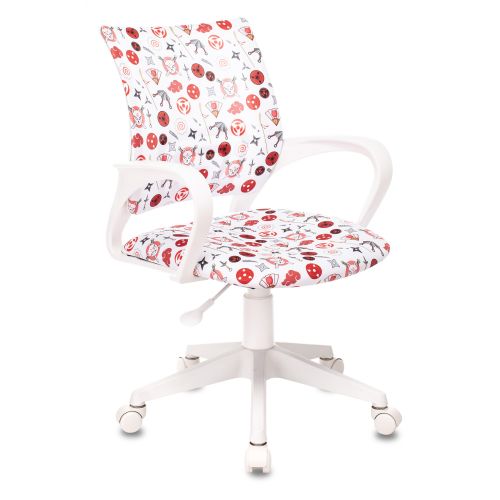 Кресло детское Бюрократ KD-W4 белый аниме крестов. пластик пластик белый (KD-W4/NRTO-WH) Кресло детское Бюрократ KD-W4 белый аниме крестов. пластик пластик белый (KD-W4/NRTO-WH)