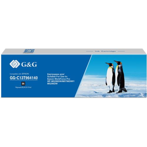 �������� �������� G&G GG-C13T964140 ������ (5000���.) (97��) ��� Epson WorkForce Pro WF-M5299DW/M5799DWF/M5298DW (GG-C13T964140)