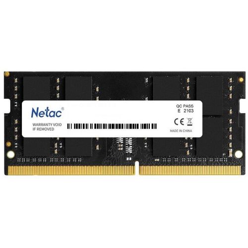  DDR4 8Gb 3200MHz Netac NTBSD4N32SP-08 Basic RTL PC4-25600 CL22 SO-DIMM 260-pin 1.2 single rank Ret (NTBSD4N32SP-08)