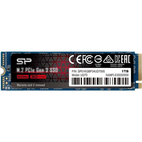  SSD Silicon Power PCIe 3.0 x4 1TB SP01KGBP34UD8005 M-Series UD80 M.2 2280 (SP01KGBP34UD8005)