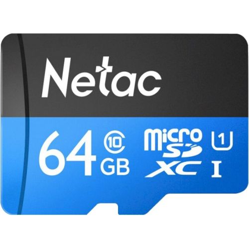   microSDXC 64GB Netac NT02P500STN-064G-S P500 w/o adapter (NT02P500STN-064G-S)