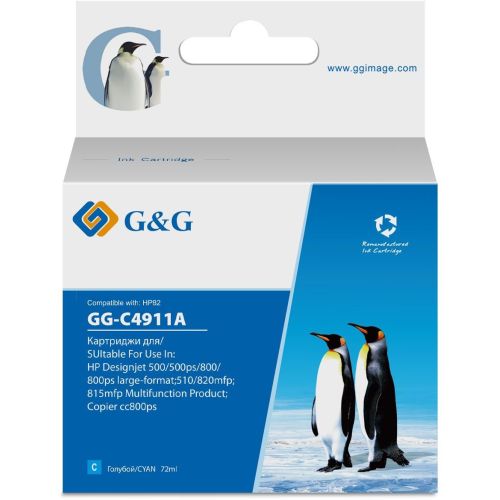   G&G GG-C4911A  82  (72)  HP DJ 500/800C (GG-C4911A)