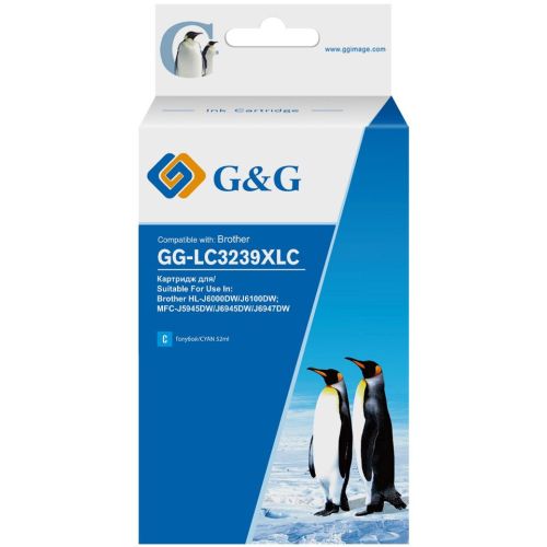 �������� �������� G&G GG-LC3239XLC ������� (52��) ��� Brother HL-J6000DW/J6100DW (GG-LC3239XLC)