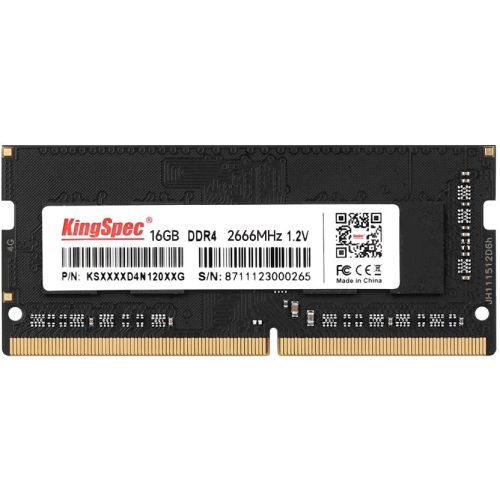  DDR4 16GB 2666MHz Kingspec KS2666D4N12016G RTL PC4-21300 SO-DIMM 260-pin 1.2 single rank Ret (KS2666D4N12016G)