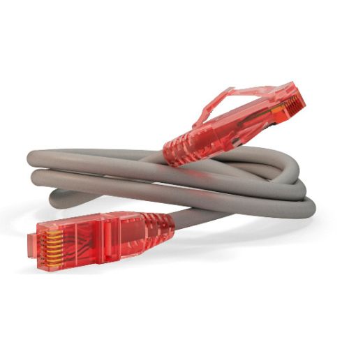 - Hyperline PC-LPM-UTP-RJ45-RJ45-C5e-0.5M-LSZH-GY UTP RJ-45 .- RJ-45 .5E 0.5  LSZH 24AWG