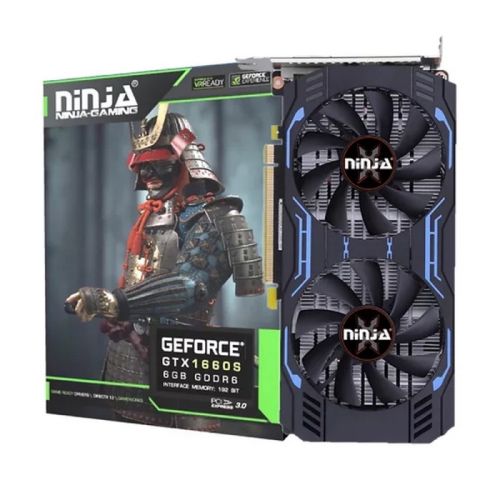 ���������� Ninja (Sinotex) GTX1660 SUPER 6GB 192bit GDDR6 DVI DP HDMI 2FAN RTL