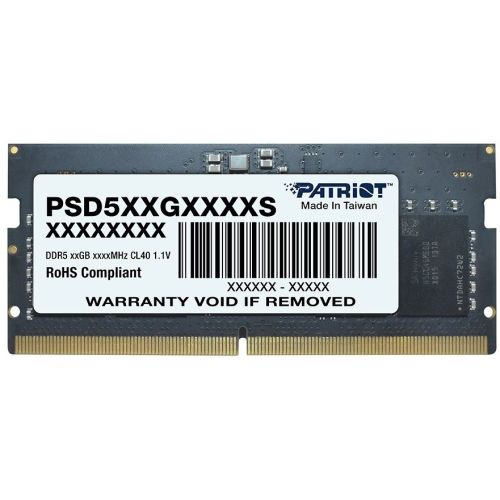  DDR5 32GB 4800MHz Patriot PSD532G48002S RTL PC5-38400 CL40 SO-DIMM 262-pin 1.1 dual rank Ret (PSD532G48002S)