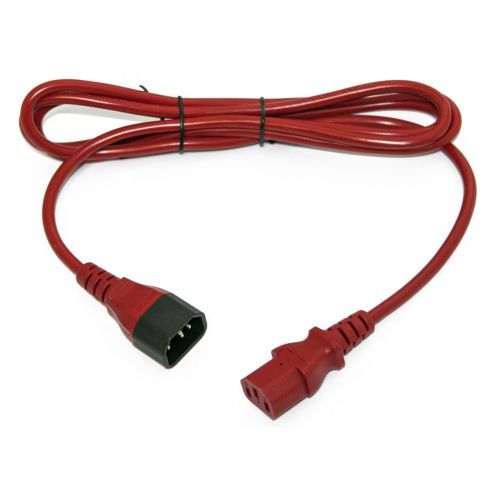   Hyperline PWC-IEC13-IEC14-3.0-RD C13-14 .:3x1.02 3 230 10 (.:1)  (PWC-IEC13-IEC14-3.0-RD)