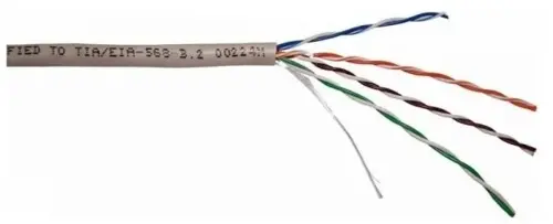   Lanmaster TWT-5EUTP-XS/100 .5E UTP 4  24AWG PVC  100  (TWT-5EUTP-XS/100)