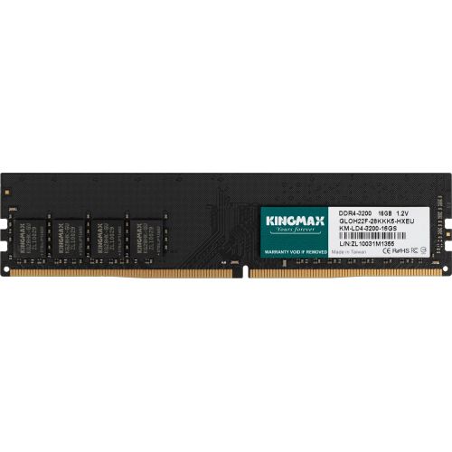  DDR4 16Gb 3200MHz Kingmax KM-LD4-3200-16GS RTL PC4-25600 CL22 DIMM 288-pin 1.2 Ret (KM-LD4-3200-16GS)