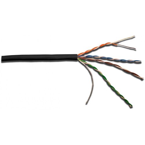   Lanmaster LAN-5EUTP-LSZH-BK .5E UTP 4  24AWG LSZH  305  (LAN-5EUTP-LSZH-BK)