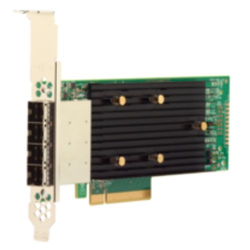 HBA-������� Broadcom SAS 9400-16e SGL (05-50013-00) PCIe 3.1 x8 LP, Tri-Mode SAS/SATA/NVMe 12G HBA, 16port(4*ext SFF8644), 3416 IOC