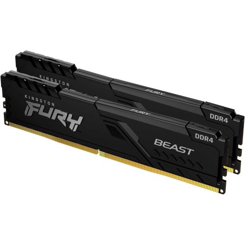 ������ DDR4 2x16Gb 3200MHz Kingston KF432C16BBK2/32 Fury Beast Black RTL Gaming PC4-25600 CL16 DIMM 288-pin 1.35� single rank � ���������� Ret (KF432C16BBK2/32)