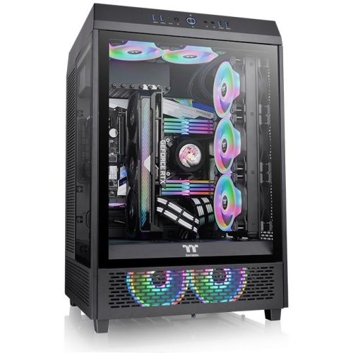  Thermaltake The Tower 500    ATX 11x120mm 5x140mm 4xUSB3.0 audio bott PSU (CA-1X1-00M1WN-00)