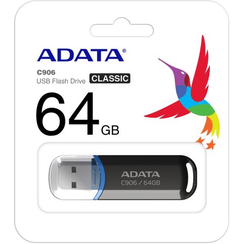 ���� ���� A-Data 64Gb Classic C906 AC906-64G-RBK USB2.0 ������ (AC906-64G-RBK)
