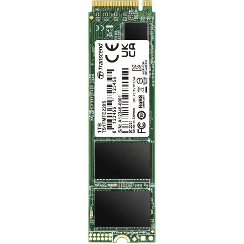  SSD Transcend PCIe 3.0 x4 1TB TS1TMTE220S 220S M.2 2280 1.2 DWPD (TS1TMTE220S)