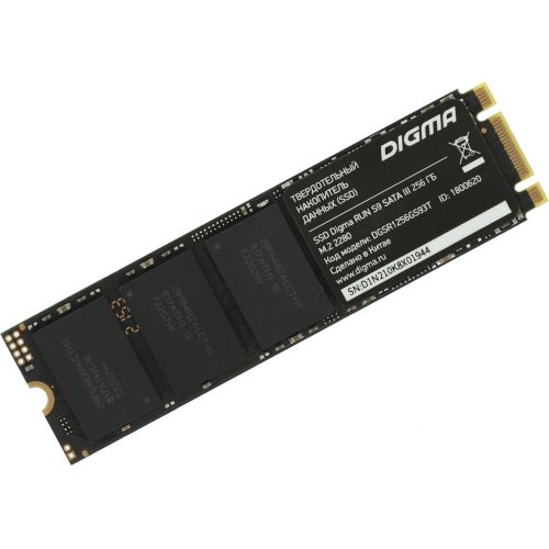  SSD Digma SATA-III 256GB DGSR1256GS93T Run S9 M.2 2280 (DGSR1256GS93T)