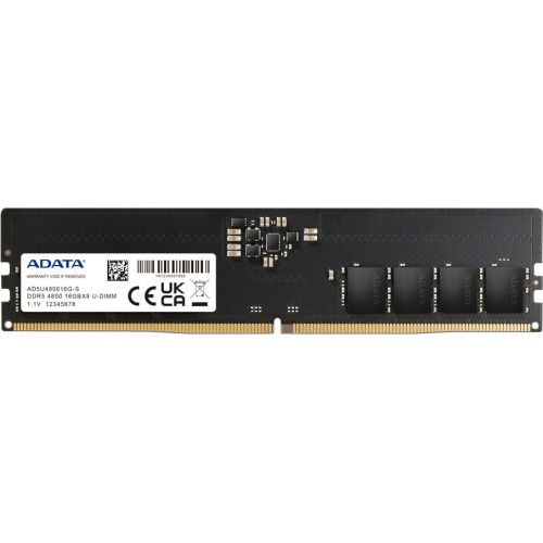 ������ DDR5 16GB 4800MHz A-Data AD5U480016G-S RTL PC5-38400 CL40 DIMM 288-pin 1.1� single rank Ret (AD5U480016G-S)