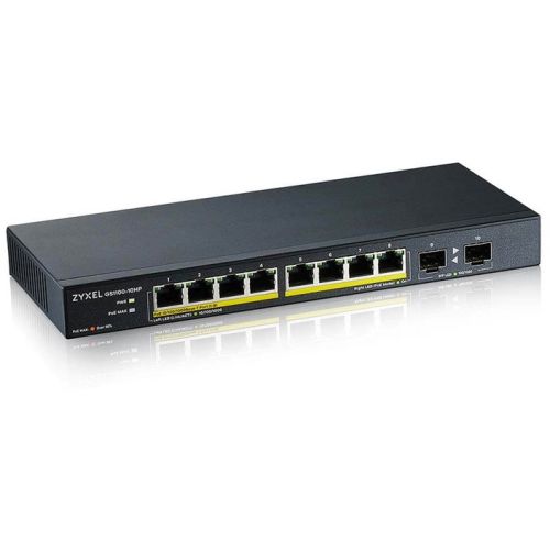  Zyxel GS1100-10HP-EU0102F 8x1/ 2SFP 8PoE+ 130W  (GS1100-10HP-EU0102F)