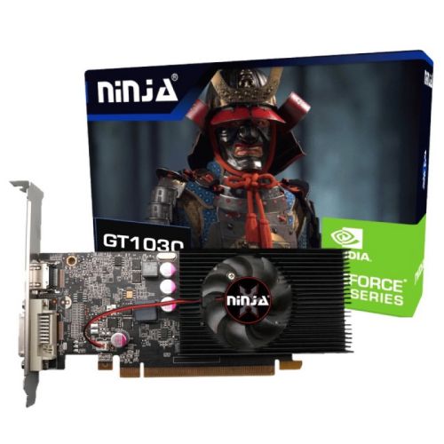 Видеокарта Ninja (Sinotex) GT1030 4GB 64bit DDR4 DVI HDMI 1FAN LP RTL Видеокарта Ninja (Sinotex) GT1030 4GB 64bit DDR4 DVI HDMI 1FAN LP RTL