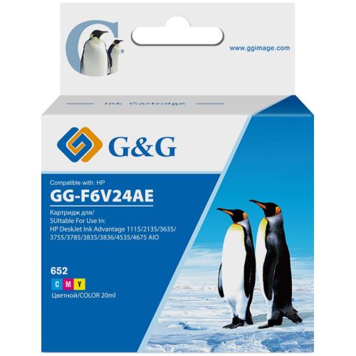 �������� �������� G&G GG-F6V24AE 652 ������������ (20��) ��� HP IA 1115/2135/3635/4535/3835/4675 (GG-F6V24AE)
