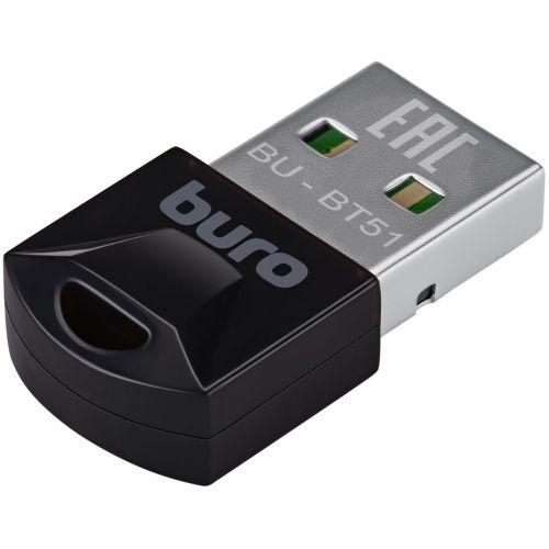 Адаптер USB Buro BU-BT51 BT5.1+EDR class 1.5 20м черный (BU-BT51) Адаптер USB Buro BU-BT51 BT5.1+EDR class 1.5 20м черный (BU-BT51)