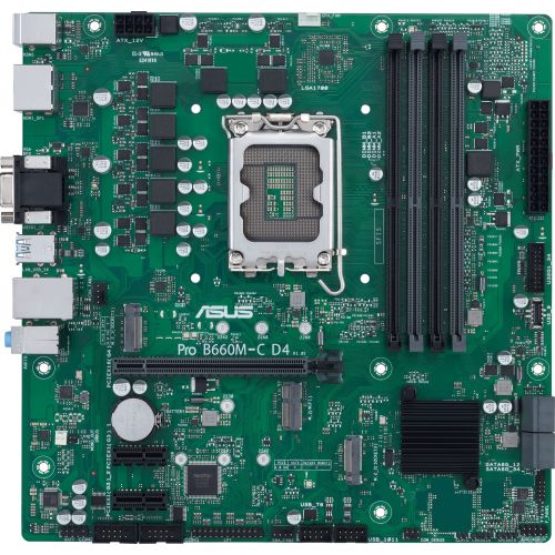   Asus PRO B660M-C D4-CSM Soc-1700 Intel B660 4xDDR4 mATX AC`97 8ch(7.1) GbLAN RAID+VGA+HDMI+DP (PRO B660M-C D4-CSM)