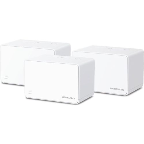 ��������� Mesh ������ Mercusys Halo H80X(3-pack) AX3000 10/100/1000BASE-TX ����� (����.:3��) (HALO H80X(3-PACK))