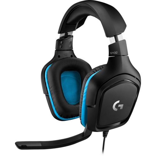 Наушники с микрофоном Logitech G432 черный/синий 2м мониторные USB оголовье (981-000770) (981-000770) Наушники с микрофоном Logitech G432 черный/синий 2м мониторные USB оголовье (981-000770) (981-000770)