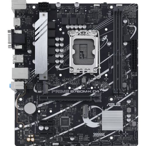   Asus PRIME B760M-K D4 Soc-1700 Intel B760 2xDDR4 mATX AC`97 8ch(7.1) GbLAN RAID+VGA+HDMI (PRIME B760M-K D4)