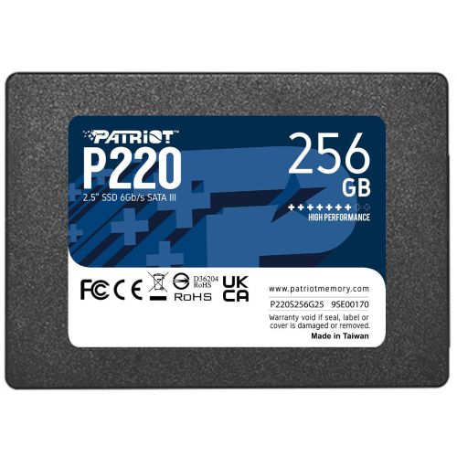  SSD Patriot SATA-III 256GB P220S256G25 P220 2.5