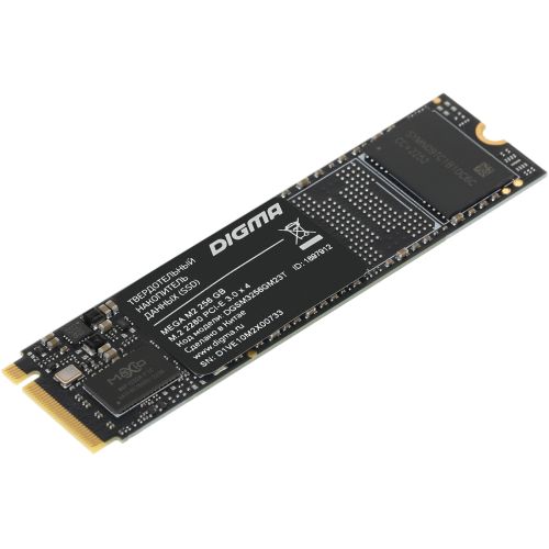 ���������� SSD Digma PCIe 3.0 x4 256GB DGSM3256GM23T Mega M2 M.2 2280 (DGSM3256GM23T)