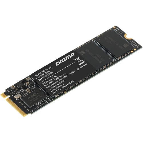  SSD Digma PCIe 3.0 x4 1TB DGSM3001TM23T Mega M2 M.2 2280 0.6 DWPD (DGSM3001TM23T)