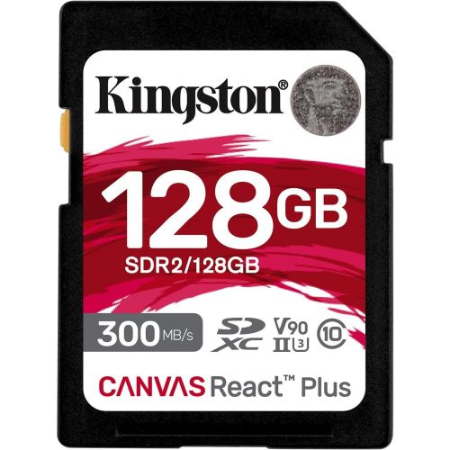   SDXC 128GB Kingston SDR2/128GB Canvas React Plus w/o adapter (SDR2/128GB)