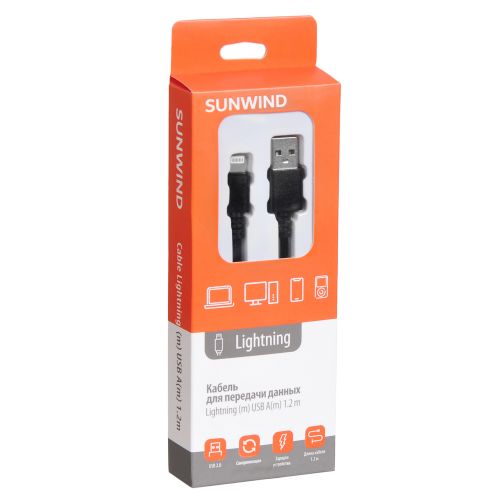  SunWind USB (m)-Lightning (m) 1.2  