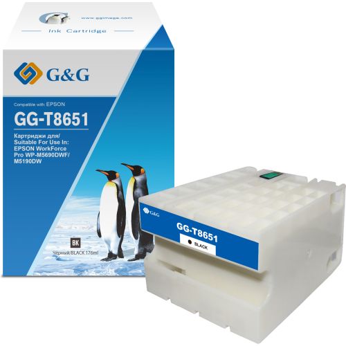 �������� �������� G&G GG-C13T865140 T8651 ������ (176��) ��� Epson WorkForce Pro WF-M5690DWF/M5190DW (GG-C13T865140)