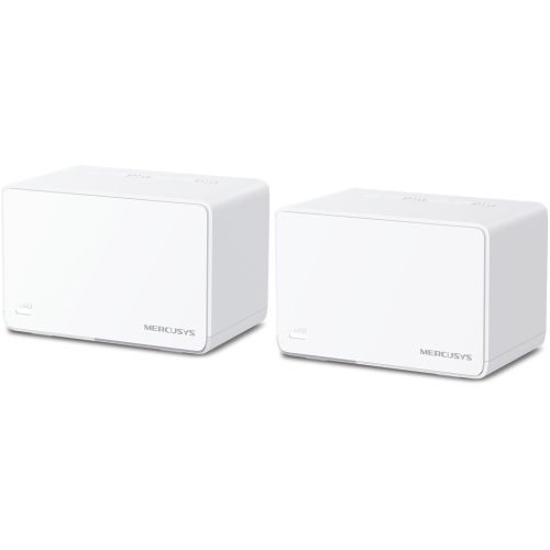 Бесшовный Mesh роутер Mercusys HALO H80X(2-PACK) AX3000 10/100/1000BASE-TX белый (упак.:2шт) (HALO H80X(2-PACK)) Бесшовный Mesh роутер Mercusys HALO H80X(2-PACK) AX3000 10/100/1000BASE-TX белый (упак.:2шт) (HALO H80X(2-PACK))