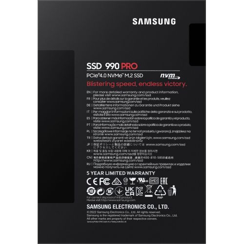 ���������� SSD Samsung PCIe 4.0 x4 1TB MZ-V9P1T0BW 990 Pro M.2 2280 (MZ-V9P1T0BW)