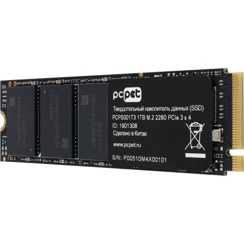  SSD PC Pet PCIe 3.0 x4 1TB PCPS001T3 M.2 2280 OEM (PCPS001T3)