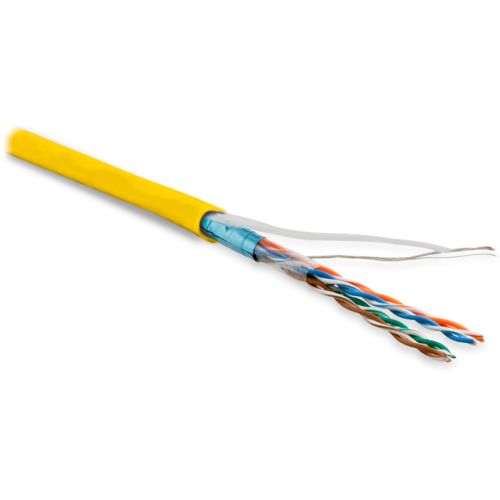   Hyperline FUTP4-C5E-P26-IN-LSZH-YL-100 .5E FTP 4  26AWG LSZH  100  (FUTP4-C5E-P26-IN-LSZH-YL-100)