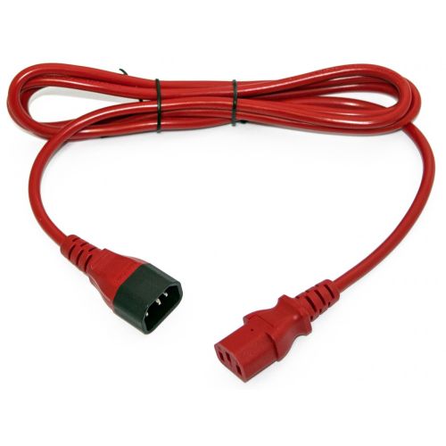   Hyperline PWC-IEC13-IEC14-1.8-RD C13-14 .:3x0.752 1.8 250 10 (.:1)  (PWC-IEC13-IEC14-1.8-RD)