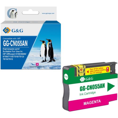 �������� �������� G&G GG-CN055AN ��������� (14��) ��� HP Officejet 6100/6600/6700/7110/7510/7610/7612 (GG-CN055AN)