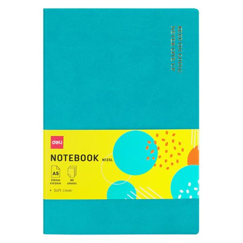  Deli EN135LBLUE A5 210143 .  80     (EN135LBLUE) ( 36 .)