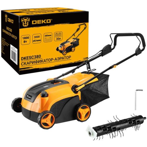 Скарификатор Deko DKESC380 электр. 1800Вт 3000об/мин (065-1204) (065-1204) Скарификатор Deko DKESC380 электр. 1800Вт 3000об/мин (065-1204) (065-1204)