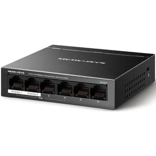  Mercusys MS106LP (L2) 6x100/ 4PoE+ 40W  (MS106LP)