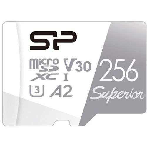   microSDXC 256GB Silicon Power SP256GBSTXDA2V20 Superior V30 A2 w/o adapter (SP256GBSTXDA2V20)