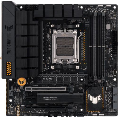 Материнская плата Asus TUF GAMING B650M-PLUS WIFI Socket AM5 AMD B650 4xDDR5 mATX AC`97 8ch(7.1) 2.5Gg RAID+HDMI+DP (TUF GAMING B650M-PLUS WIFI) Материнская плата Asus TUF GAMING B650M-PLUS WIFI Socket AM5 AMD B650 4xDDR5 mATX AC`97 8ch(7.1) 2.5Gg RAID+HDMI+DP (TUF GAMING B650M-PLUS WIFI)