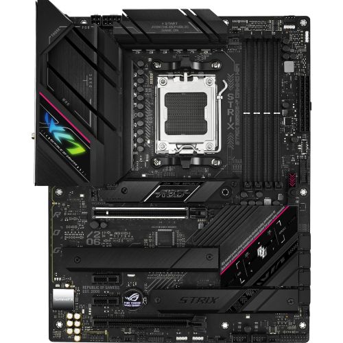 ����������� ����� Asus ROG STRIX B650E-F GAMING WIFI Socket AM5 AMD B650 4xDDR5 ATX AC`97 8ch(7.1) 2.5Gg RAID+HDMI+DP (ROG STRIX B650E-F GAMING WIFI)