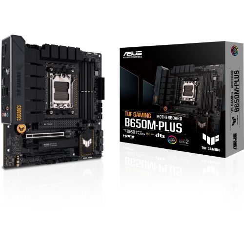 ����������� ����� Asus TUF GAMING B650M-PLUS Socket AM5 AMD B650 4xDDR5 mATX AC`97 8ch(7.1) 2.5Gg RAID+HDMI+DP (TUF GAMING B650M-PLUS)